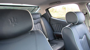 Maserati navy blue interior